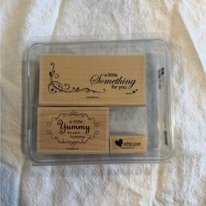 Stampin' Up! Yummy Wooden Stamp Set
